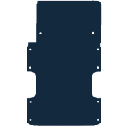 Image of the mat template for Volkswagen Crafter LWB L3 Rear Load Area (2006 - 2017) Van Mats