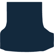 Image of the mat template for Jaguar S-Type Storage Tray On Right (2002 - 2007) Boot Mat