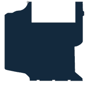 Image of the mat template for Taxi LTC TX4 (Rear Section Only) (2007 - 2017) Boot Mat