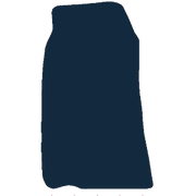 Image of the mat template for Taxi LTC TX1 (Luggage Mat Only) (1997 - 2002) Car Mats