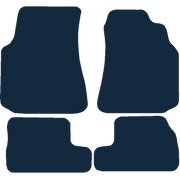 Image of the mat template for Nissan 200SX (1994 - 2001) Car Mats