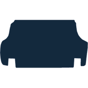 Image of the mat template for Saab 9-3 Convertible (1998 - 2003) Boot Mat