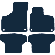 Image of the mat template for Audi A3 Hatchback & Cabriolet Automatic S3 Compatible (2003 - 2012) Car Mats