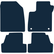 Image of the mat template for Vauxhall Mokka Left-Hand Drive (2012 - 2020) Car Mats