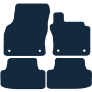 Image of the mat template for Volkswagen Golf Mk7 (2013 - 2019) Car Mats