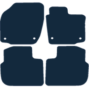 Image of the mat template for Skoda Rapid (2012 - 2019) Car Mats