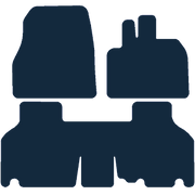 Image of the mat template for Mercedes-Benz Citan Traveliner (2012 - 2021) Van Mats