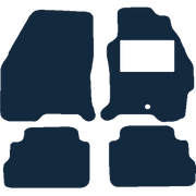 Image of the mat template for Ford Cougar (1998 - 2002) Car Mats