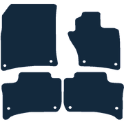 Image of the mat template for Porsche Cayenne (2010 - 2018) Car Mats