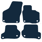 Image of the mat template for Skoda Octavia 8 Clips (2004 - 2008) Car Mats