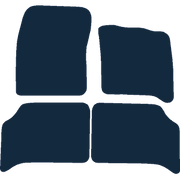 Image of the mat template for Bentley Turbo R (1985 - 1992) Car Mats