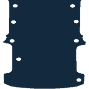 Image of the mat template for Hyundai iLoad Rear Section Only (2009 - 2019) Van Mats