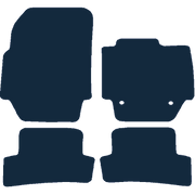 Image of the mat template for Dacia Logan (2013 - Present) Car Mats