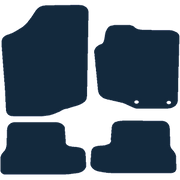 Image of the mat template for Peugeot 207 CC (2007 - 2014) Car Mats