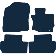 Image of the mat template for Mitsubishi Outlander Mk3 Automatic (5 Seat) (2012 - Present) Car Mats