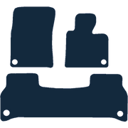 Image of the mat template for Land Rover Range Rover (2002 - 2012) Car Mats