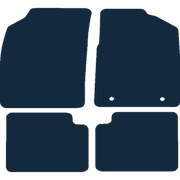 Image of the mat template for Ford Ka (2013 - 2016) Car Mats