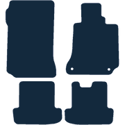 Image of the mat template for Mercedes-Benz C Class C204 Coupe Manual (2011 - 2015) Car Mats