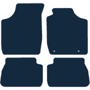 Image of the mat template for Kia Rio Manual (2001 - 2005) Car Mats