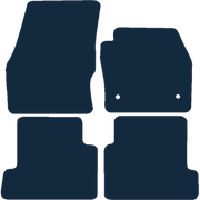 Image of the mat template for Ford Kuga (2013 - 2015) Car Mats