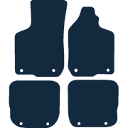 Image of the mat template for Audi A3 Clips For All Mats (1996 - 2003) Car Mats