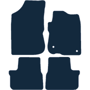 Image of the mat template for Peugeot 2008 (2008 - 2020) Car Mats