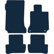 Image of the mat template for Mercedes-Benz C Class W204/S204 Manual (2007 - 2014) Car Mats