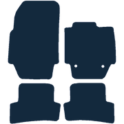 Image of the mat template for Renault Captur (2013 - 2019) Car Mats