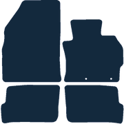 Image of the mat template for Mitsubishi Mirage (2013 - Present) Car Mats