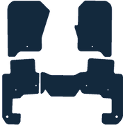 Image of the mat template for Land Rover Discovery 4 (2013 - 2017) Car Mats