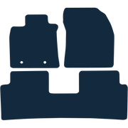 Image of the mat template for Toyota Avensis Left-Hand Drive (2011 - 2018) Car Mats