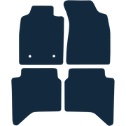 Image of the mat template for Toyota Hilux Double Cab Left-Hand Drive (2011 - 2016) Car Mats