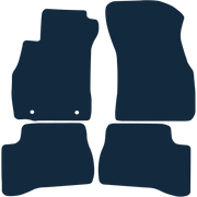 Image of the mat template for Hyundai Accent Left-Hand Drive (2013 - 2015) Car Mats