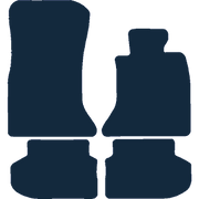 Image of the mat template for BMW 5 Series F10 & F11 (2013 - 2017) Car Mats