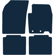 Image of the mat template for Suzuki SX4 S-Cross (2013 - Present) Car Mats