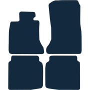 Image of the mat template for BMW 7 Series Left-Hand Drive (2009 - Present) Car Mats