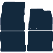 Image of the mat template for Nissan Note (2013 - 2017) Car Mats