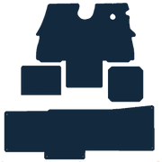 Image of the mat template for Fiat Ducatoo Savannah Irmeo (2002 - 2006) Motorhome Mats