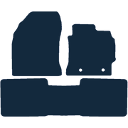 Image of the mat template for Toyota Corolla (2013 - 2019) Car Mats