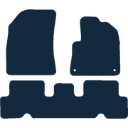 Image of the mat template for Citroen C4 Picasso (2013 - 2015) Car Mats