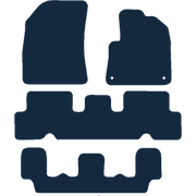 Image of the mat template for Citroen C4 Grand Picasso (2013 - 2015) Car Mats