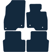 Image of the mat template for Mazda 3 (2013 - 2019) Car Mats