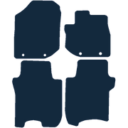 Image of the mat template for Honda Jazz (2011 - 2015) Car Mats