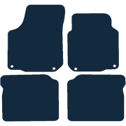 Image of the mat template for SEAT Leon Driver & Passenger Oval Fixings (2002 - 2005) Car Mats