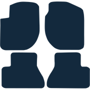 Image of the mat template for Land Rover Freelander 1 Left-Hand Drive (1997 - 2006) Car Mats