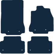 Image of the mat template for Jaguar XF (2014 - 2015) Car Mats