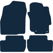 Image of the mat template for Mitsubishi Lancer Evo 10 Manual (2008 - 2014) Car Mats