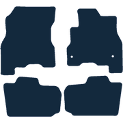 Image of the mat template for Nissan Leaf AZE0 (2013 - 2018) Car Mats