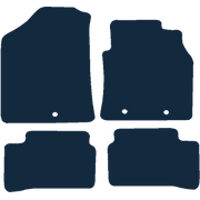 Image of the mat template for Hyundai i10 (2014 - 2020) Car Mats