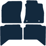 Image of the mat template for Toyota Hilux Double Cab 2WD (2005 - 2011) Car Mats